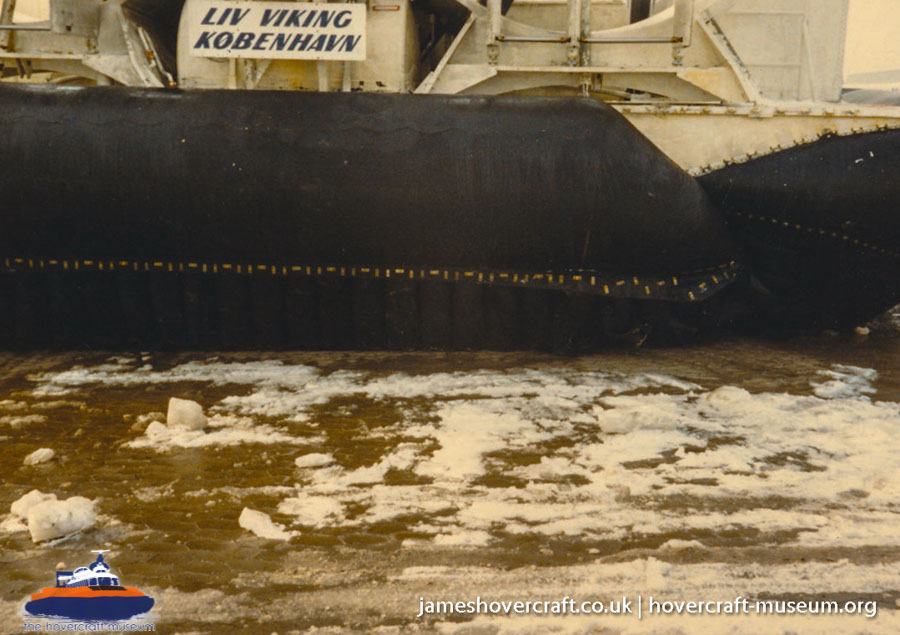 AP1-88 hovercraft with the Scandinavian company SAS -  (credit: The <a href='http://www.hovercraft-museum.org/' target='_blank'>Hovercraft Museum Trust</a>).